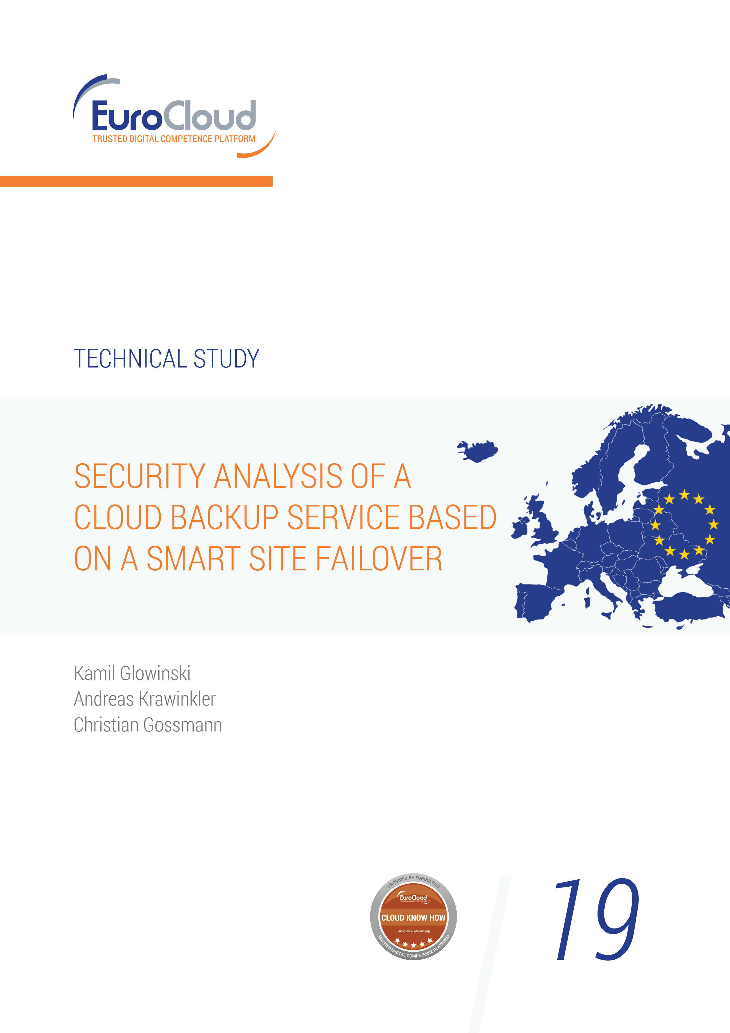 Security analysis of a cloud backup service